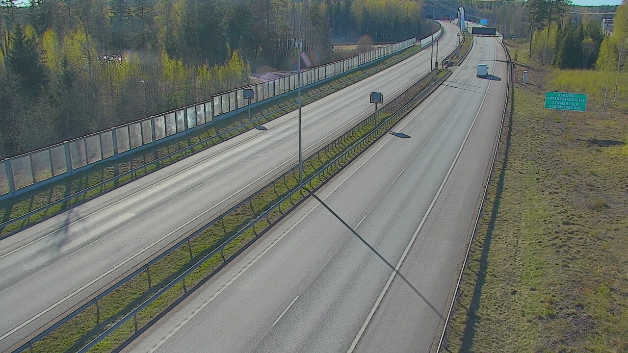 Kelikamerat Kuva Tie 7 Pyhtää Markkinamäki, puomi, itä, Pyhtää, Kymenlaakso