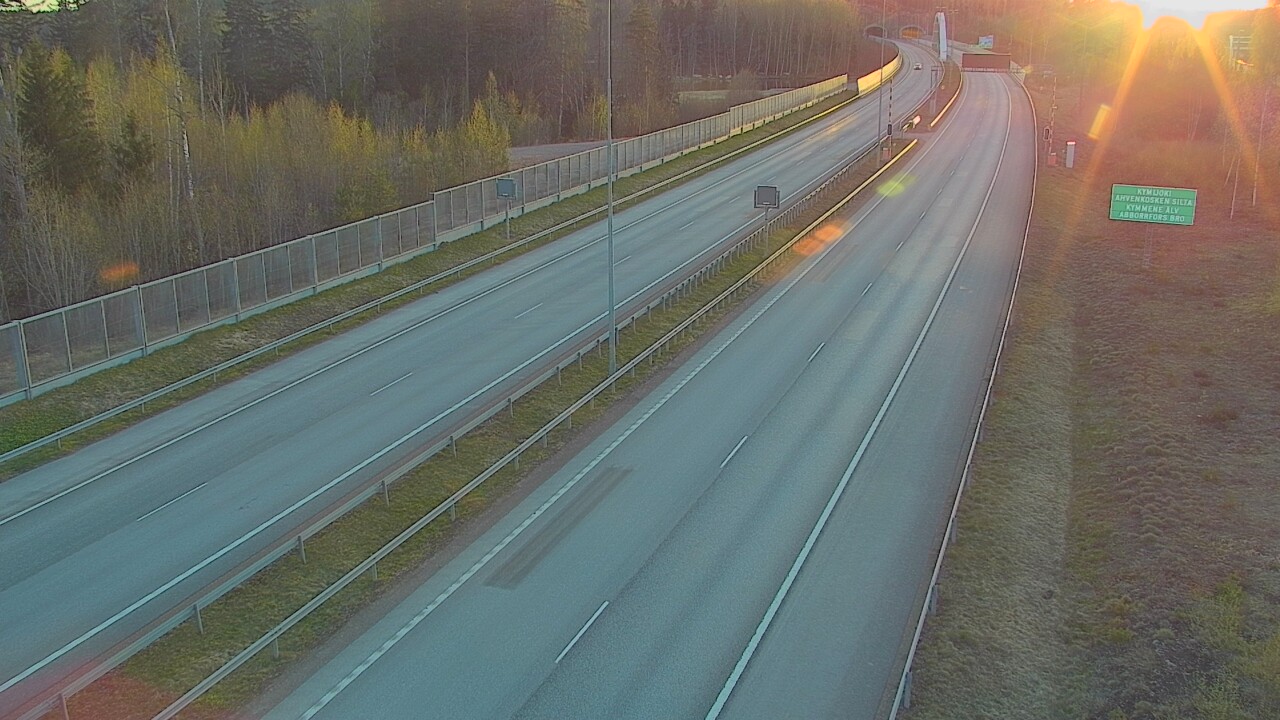 Kelikamerat Kuva Tie 7 Pyhtää Markkinamäki, puomi, itä, Pyhtää, Kymenlaakso