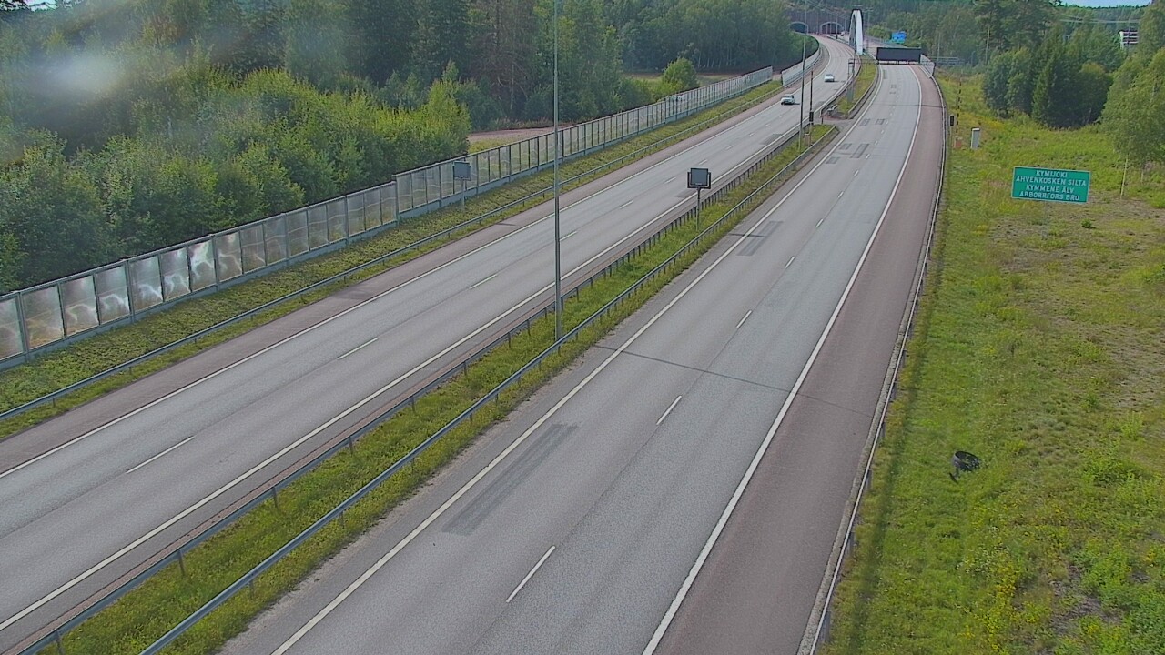Kelikamerat Kuva Tie 7 Pyhtää Markkinamäki, puomi, itä, Pyhtää, Kymenlaakso