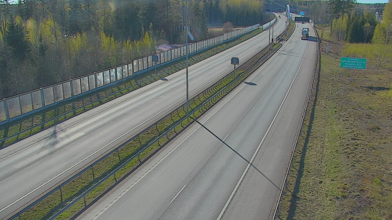 Kelikamerat Kuva Tie 7 Pyhtää Markkinamäki, puomi, itä, Pyhtää, Kymenlaakso