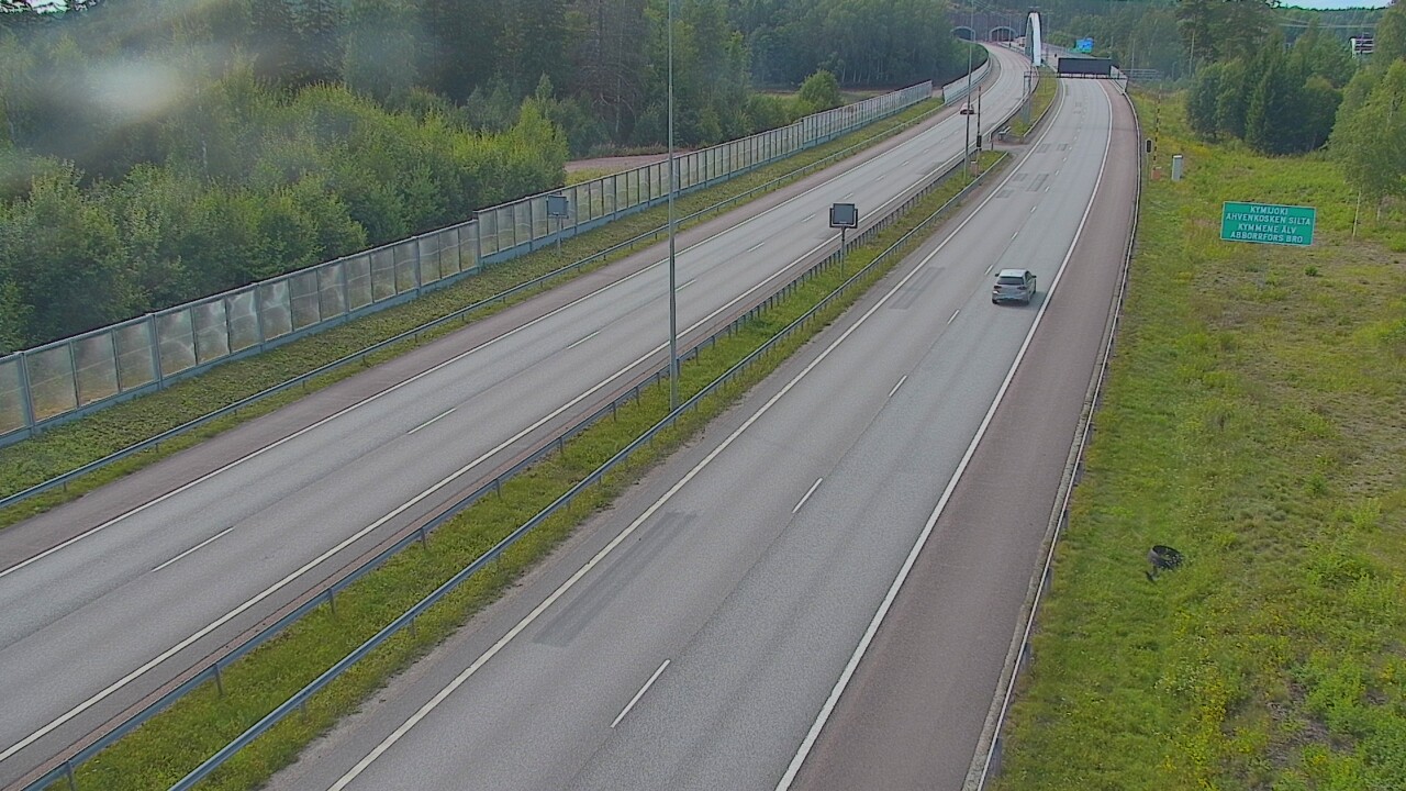Kelikamerat Kuva Tie 7 Pyhtää Markkinamäki, puomi, itä, Pyhtää, Kymenlaakso