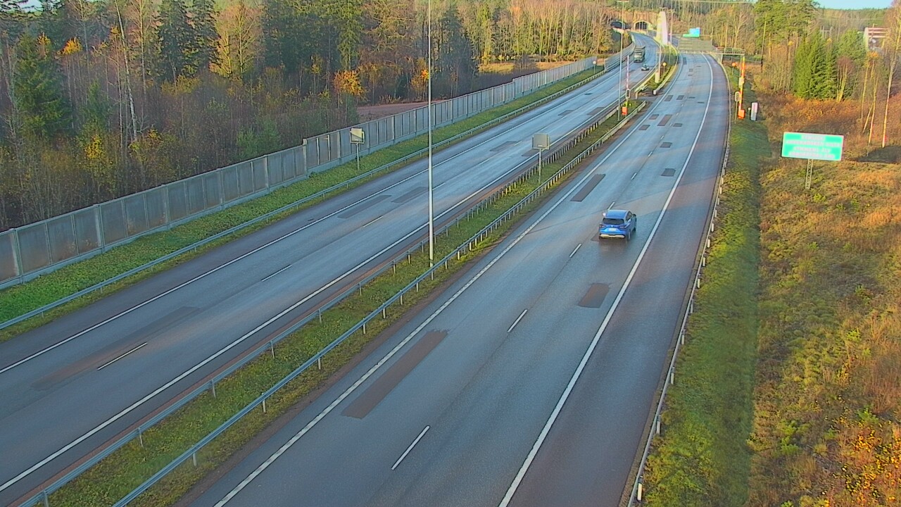 Kelikamerat Kuva Tie 7 Pyhtää Markkinamäki, puomi, itä, Pyhtää, Kymenlaakso