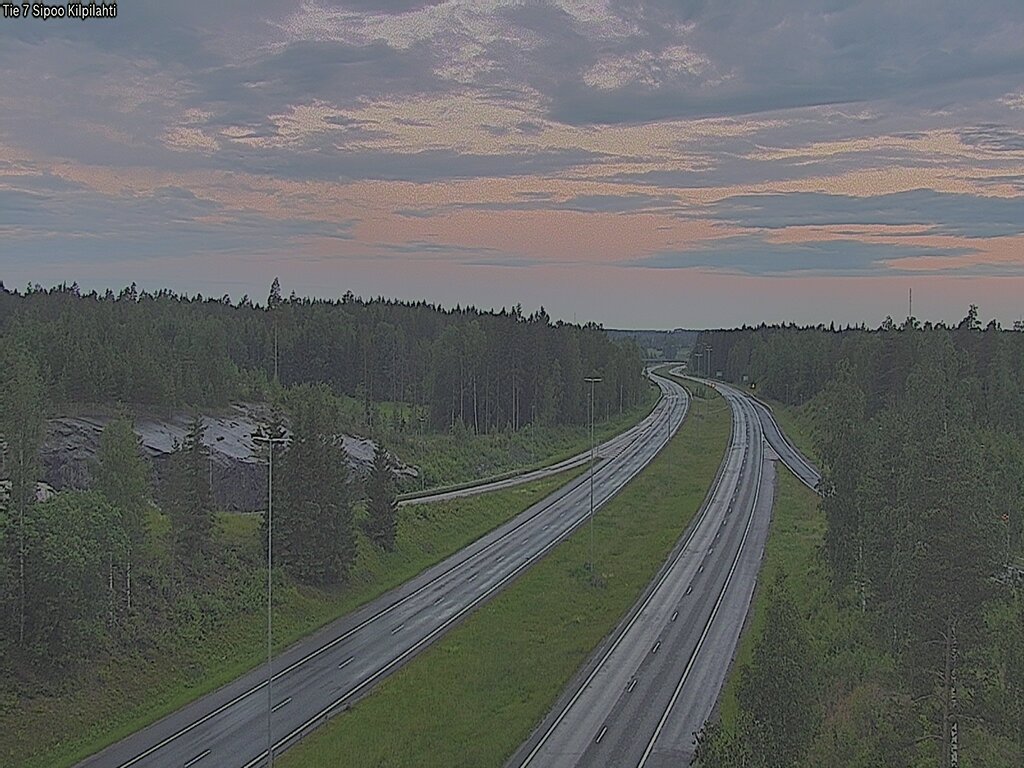 Weather Camera Image Road 7 Sipoo Kilpilahti, Sipoo, Uusimaa