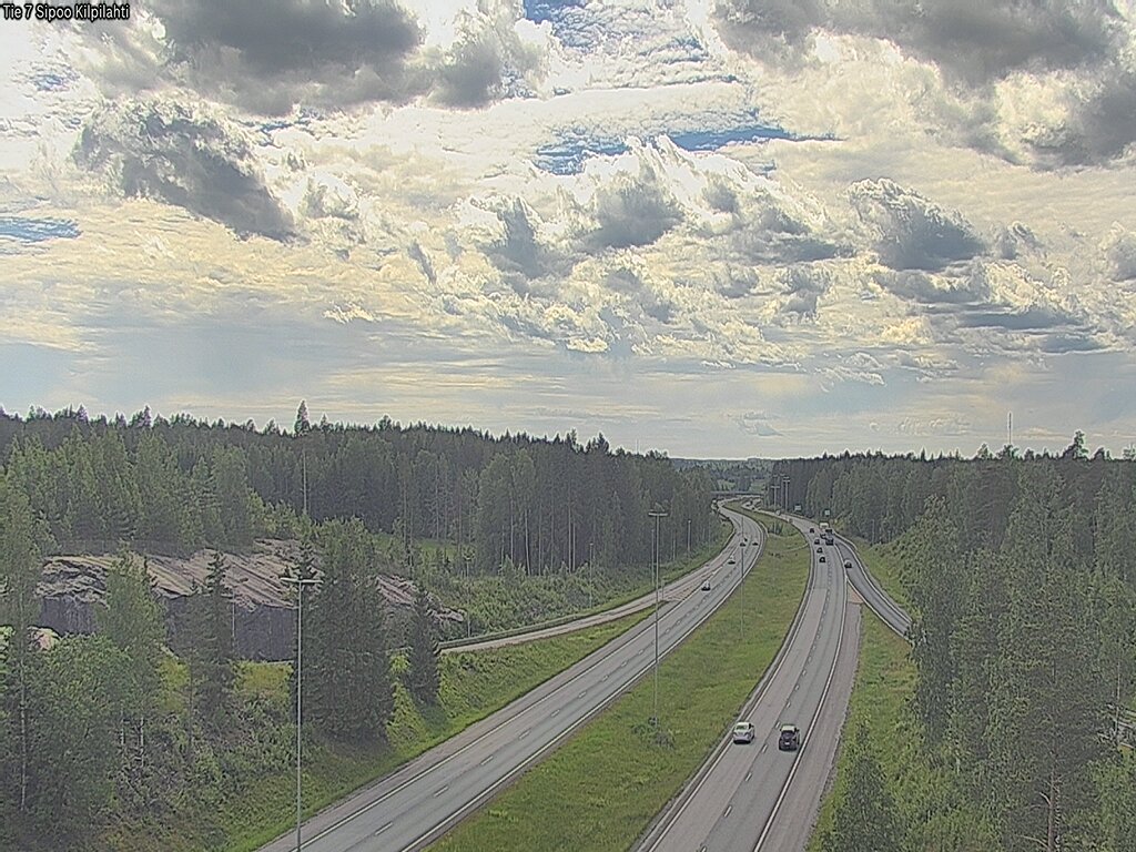 Weather Camera Image Road 7 Sipoo Kilpilahti, Sipoo, Uusimaa
