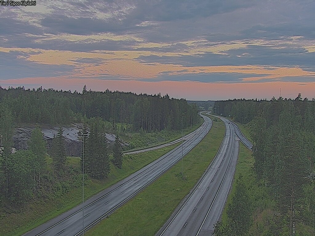 Weather Camera Image Road 7 Sipoo Kilpilahti, Sipoo, Uusimaa