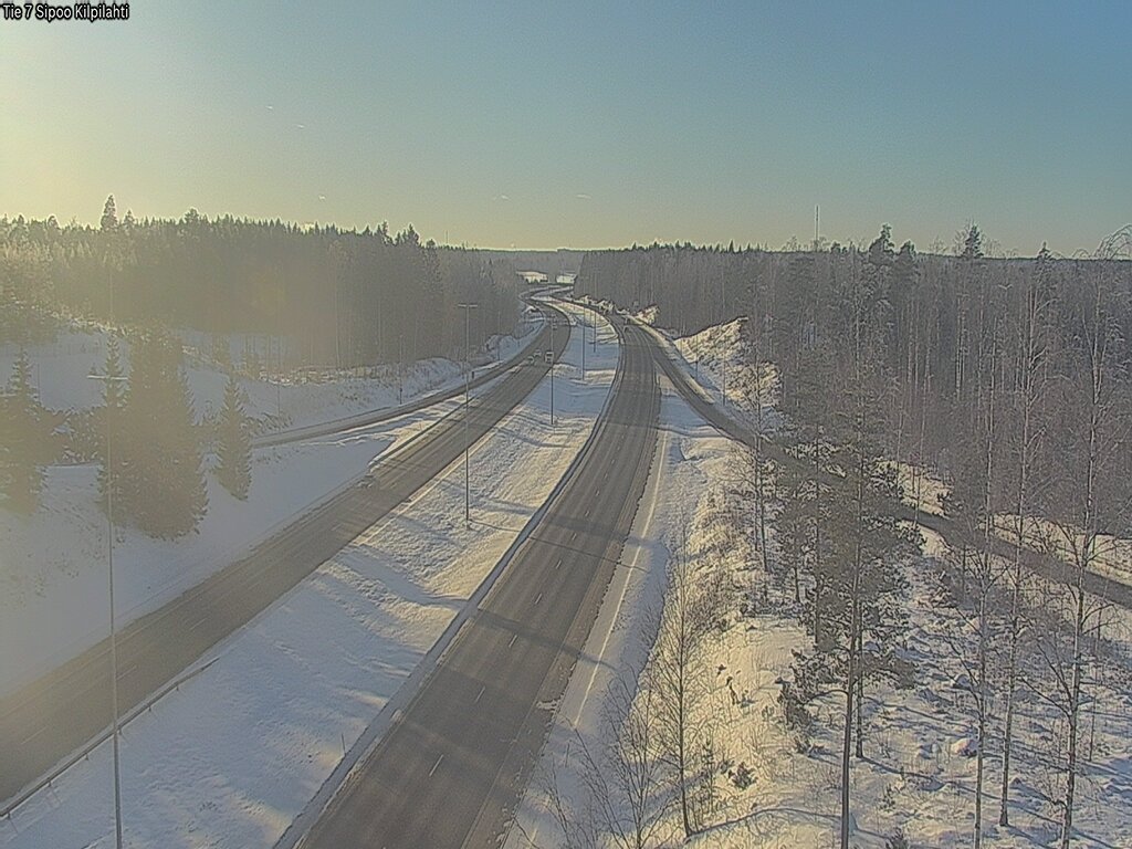 Weather Camera Image Road 7 Sipoo Kilpilahti, Sipoo, Uusimaa