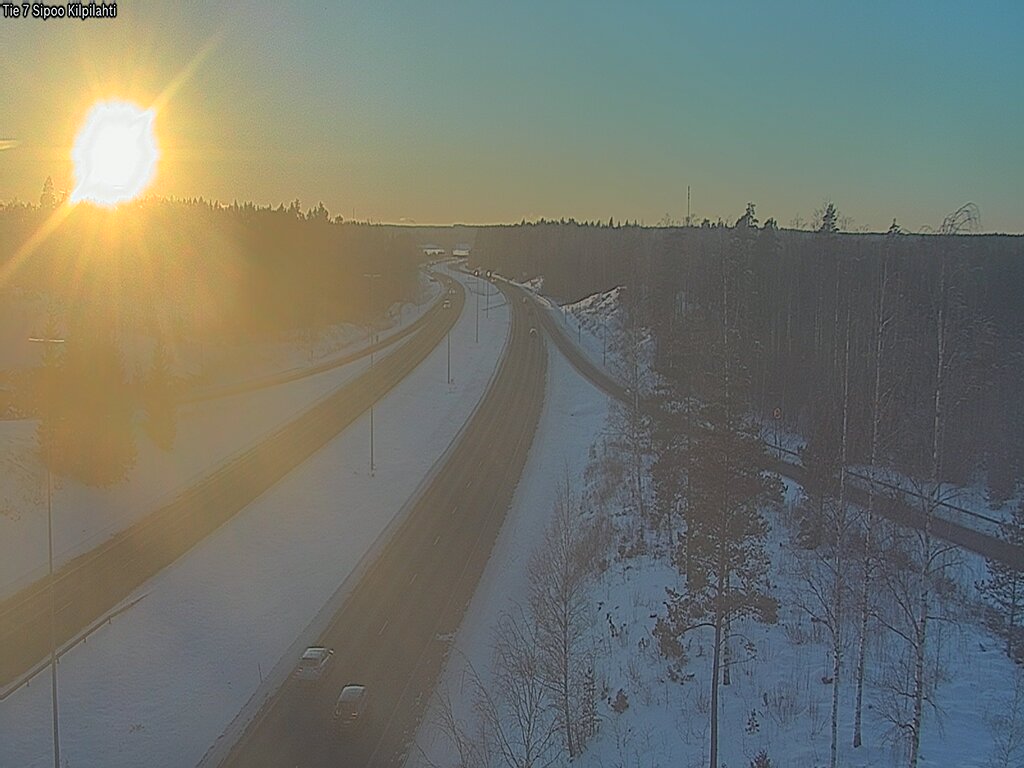 Weather Camera Image Road 7 Sipoo Kilpilahti, Sipoo, Uusimaa