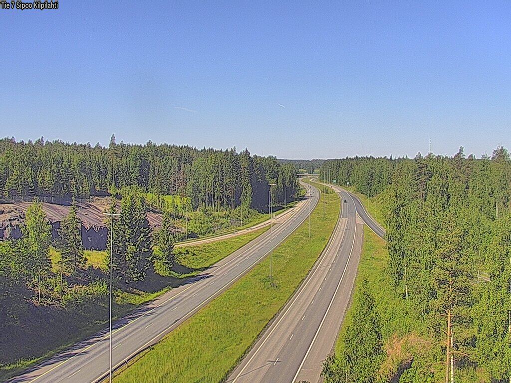 Weather Camera Image Road 7 Sipoo Kilpilahti, Sipoo, Uusimaa