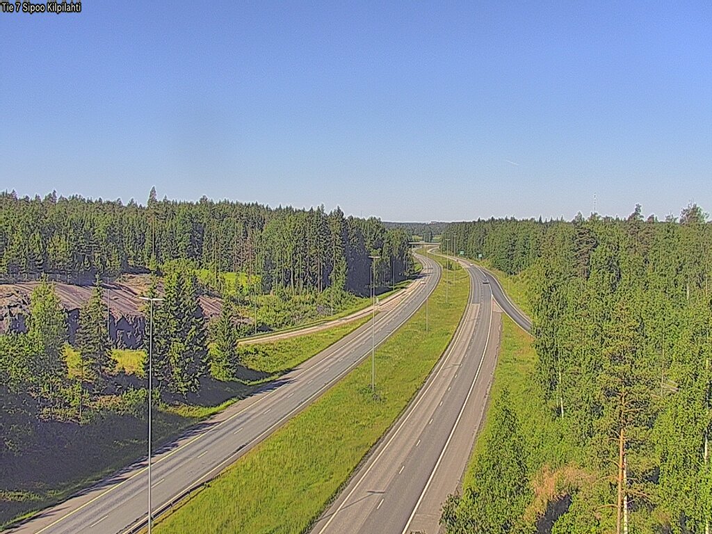 Weather Camera Image Road 7 Sipoo Kilpilahti, Sipoo, Uusimaa