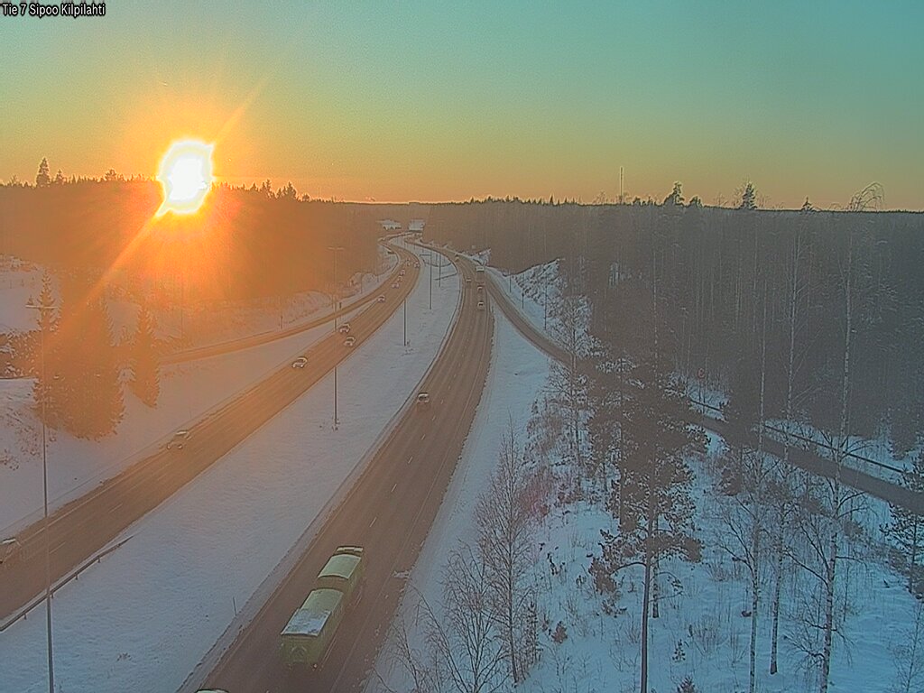 Weather Camera Image Road 7 Sipoo Kilpilahti, Sipoo, Uusimaa