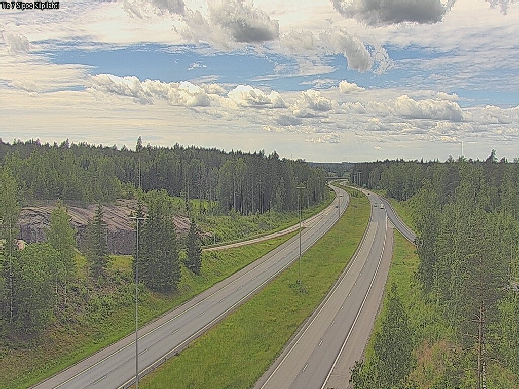 Weather Camera Image Road 7 Sipoo Kilpilahti, Sipoo, Uusimaa