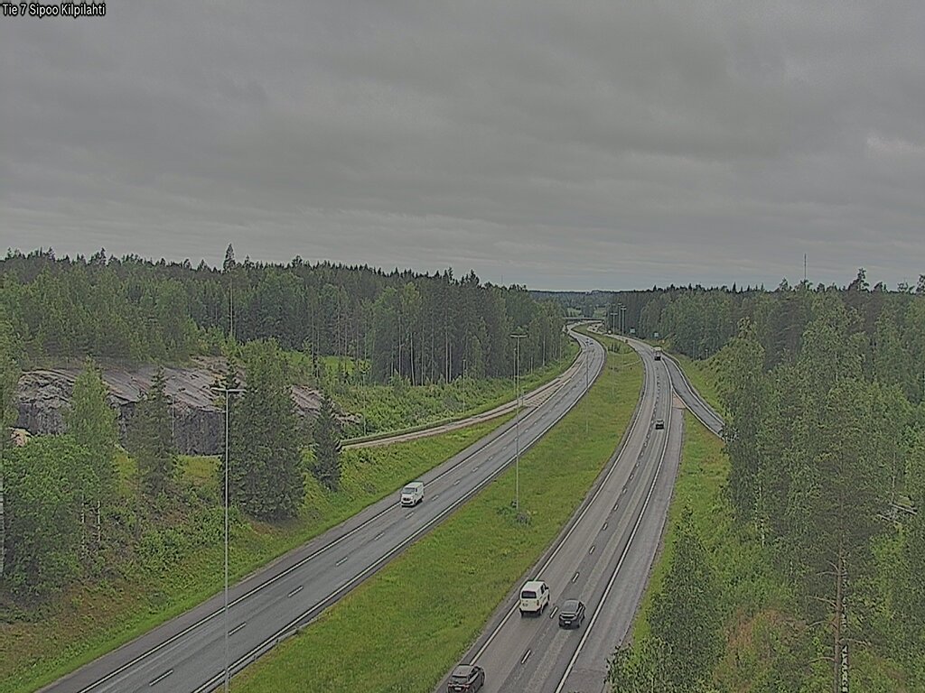 Weather Camera Image Väg 7 Sibbo Sköldvik, Sipoo, Uusimaa
