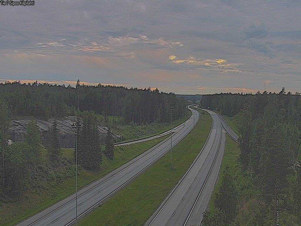 Weather Camera Image Road 7 Sipoo Kilpilahti, Sipoo, Uusimaa