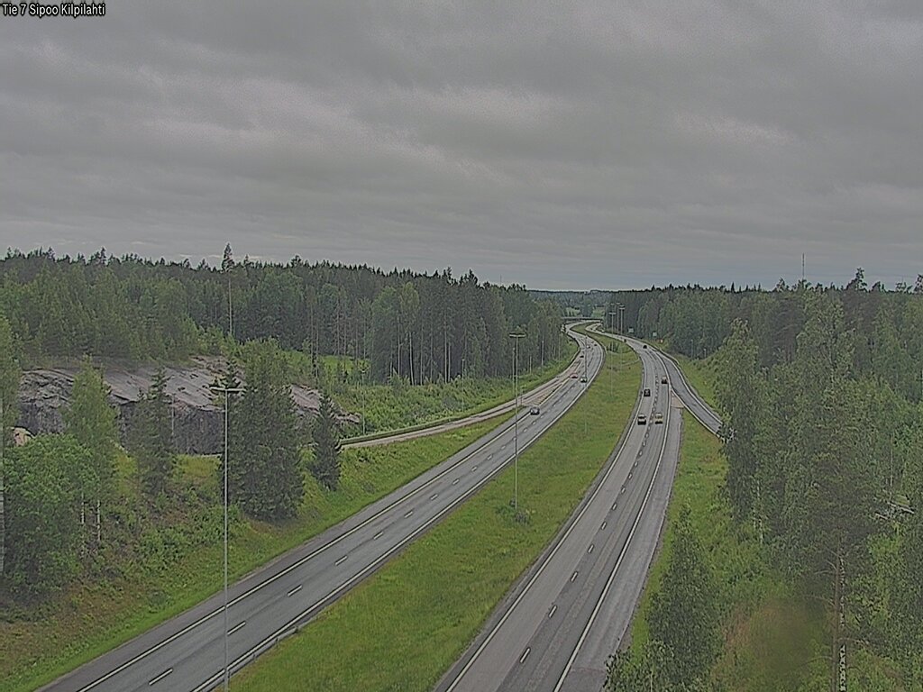 Weather Camera Image Väg 7 Sibbo Sköldvik, Sipoo, Uusimaa