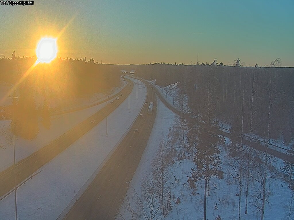 Weather Camera Image Road 7 Sipoo Kilpilahti, Sipoo, Uusimaa
