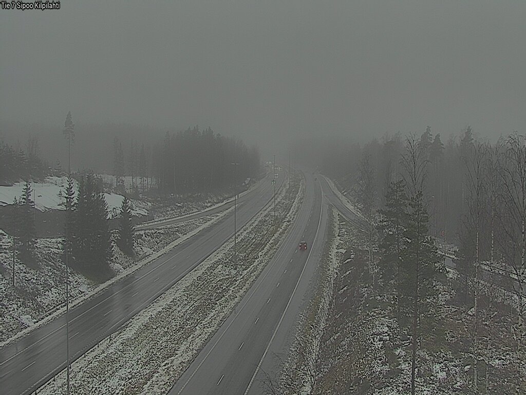 Weather Camera Image Väg 7 Sibbo Sköldvik, Sipoo, Uusimaa