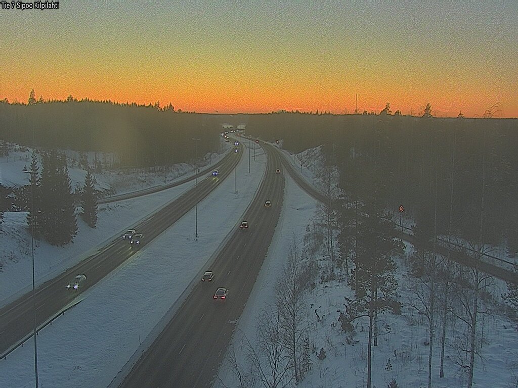 Weather Camera Image Road 7 Sipoo Kilpilahti, Sipoo, Uusimaa
