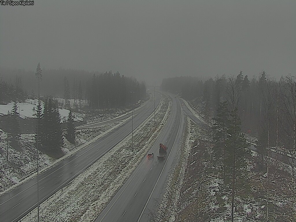 Weather Camera Image Väg 7 Sibbo Sköldvik, Sipoo, Uusimaa