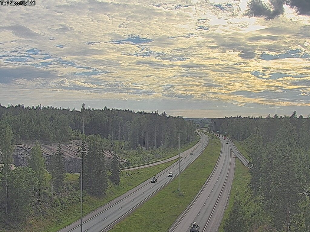 Weather Camera Image Road 7 Sipoo Kilpilahti, Sipoo, Uusimaa
