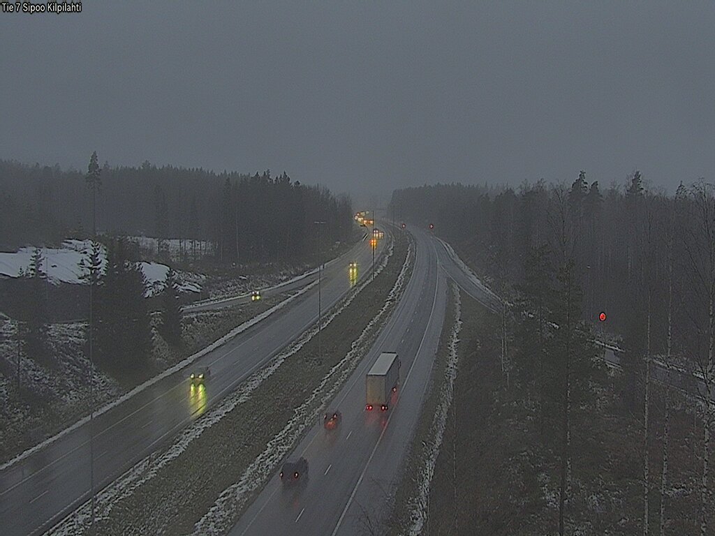 Weather Camera Image Väg 7 Sibbo Sköldvik, Sipoo, Uusimaa