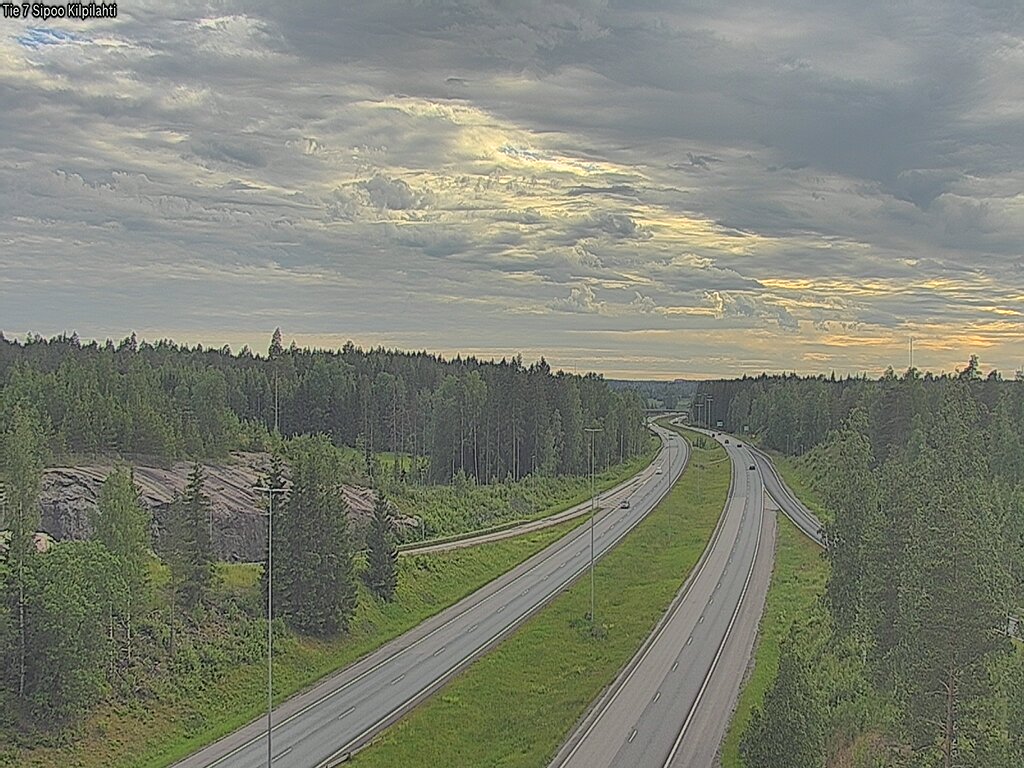 Weather Camera Image Road 7 Sipoo Kilpilahti, Sipoo, Uusimaa
