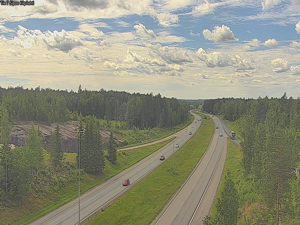 Weather Camera Image Road 7 Sipoo Kilpilahti, Sipoo, Uusimaa