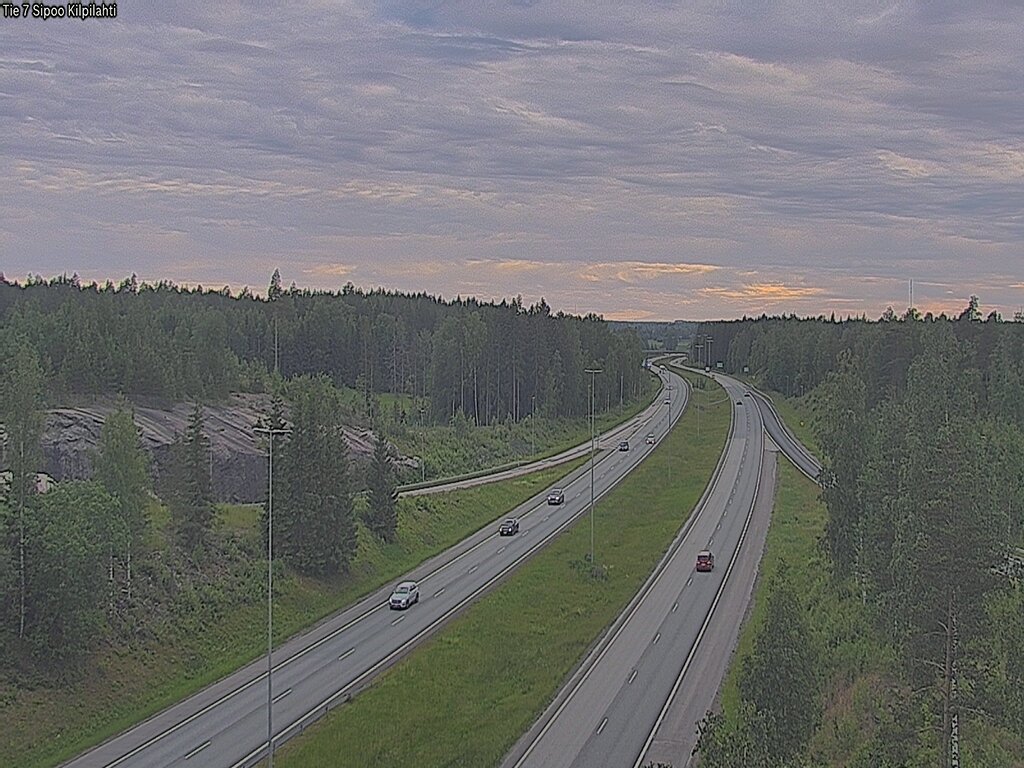 Weather Camera Image Road 7 Sipoo Kilpilahti, Sipoo, Uusimaa