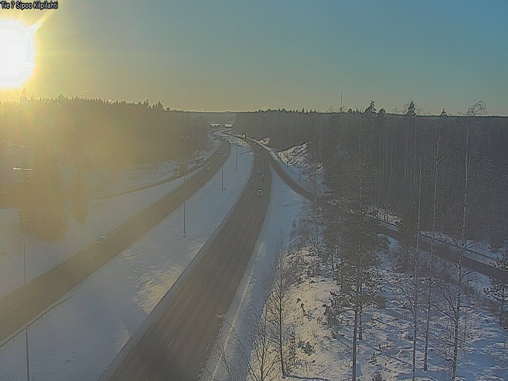 Weather Camera Image Road 7 Sipoo Kilpilahti, Sipoo, Uusimaa