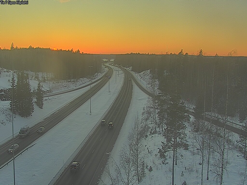 Weather Camera Image Road 7 Sipoo Kilpilahti, Sipoo, Uusimaa