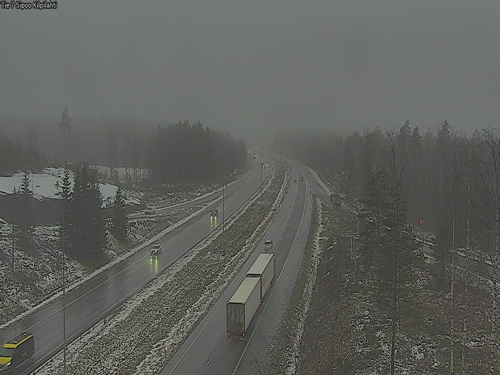 Weather Camera Image Väg 7 Sibbo Sköldvik, Sipoo, Uusimaa