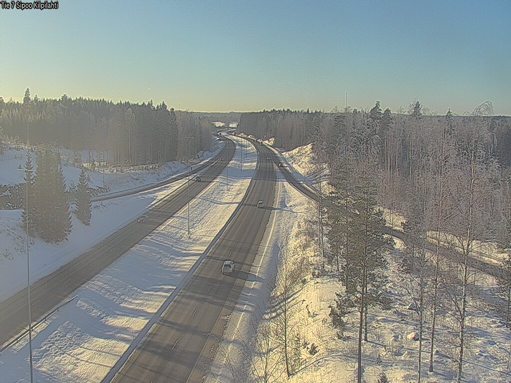 Weather Camera Image Road 7 Sipoo Kilpilahti, Sipoo, Uusimaa