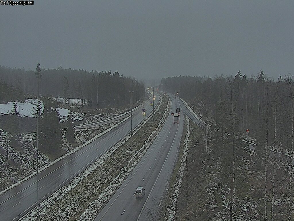 Weather Camera Image Väg 7 Sibbo Sköldvik, Sipoo, Uusimaa