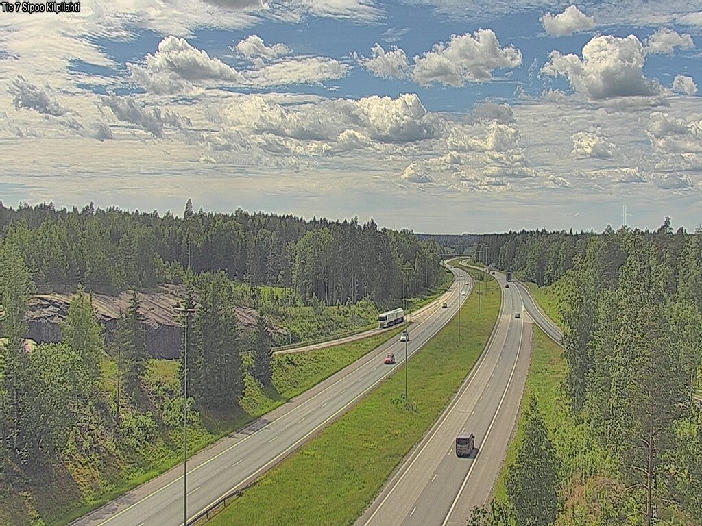 Weather Camera Image Road 7 Sipoo Kilpilahti, Sipoo, Uusimaa