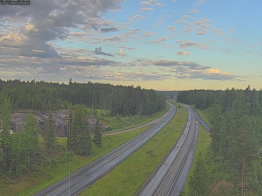 Weather Camera Image Road 7 Sipoo Kilpilahti, Sipoo, Uusimaa