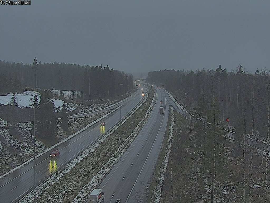 Weather Camera Image Väg 7 Sibbo Sköldvik, Sipoo, Uusimaa