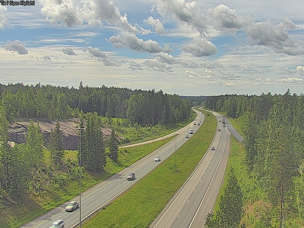 Weather Camera Image Road 7 Sipoo Kilpilahti, Sipoo, Uusimaa