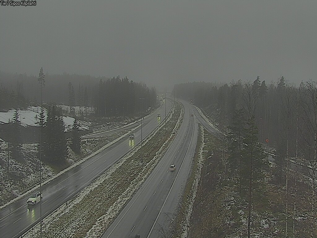 Weather Camera Image Väg 7 Sibbo Sköldvik, Sipoo, Uusimaa