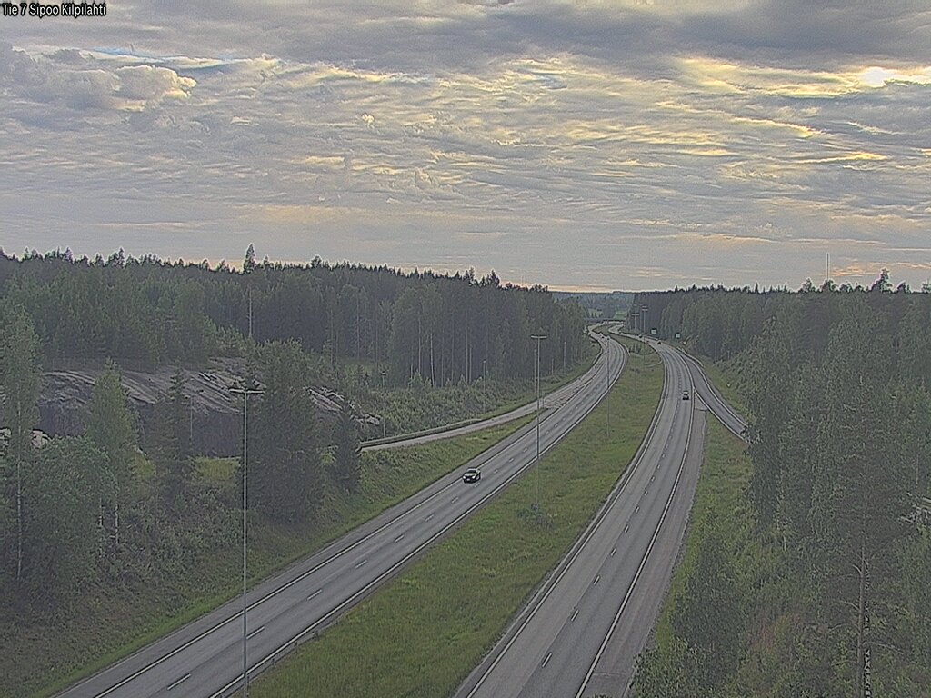 Weather Camera Image Road 7 Sipoo Kilpilahti, Sipoo, Uusimaa