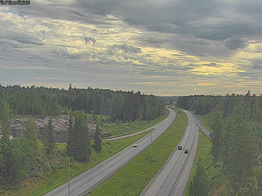 Weather Camera Image Road 7 Sipoo Kilpilahti, Sipoo, Uusimaa