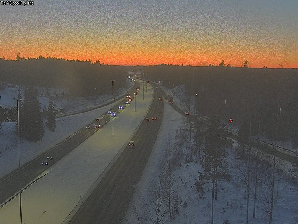 Weather Camera Image Road 7 Sipoo Kilpilahti, Sipoo, Uusimaa