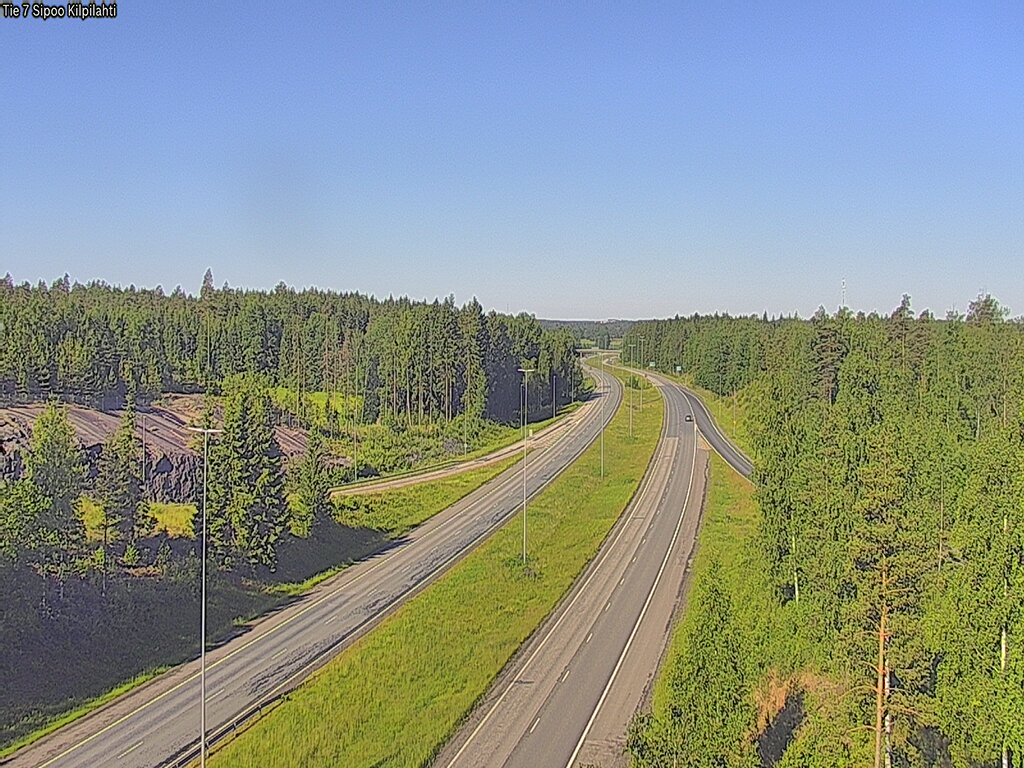 Weather Camera Image Road 7 Sipoo Kilpilahti, Sipoo, Uusimaa