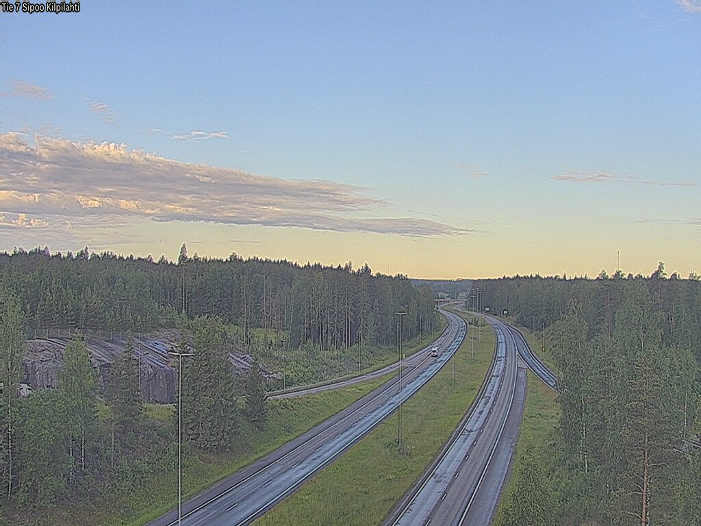 Weather Camera Image Road 7 Sipoo Kilpilahti, Sipoo, Uusimaa