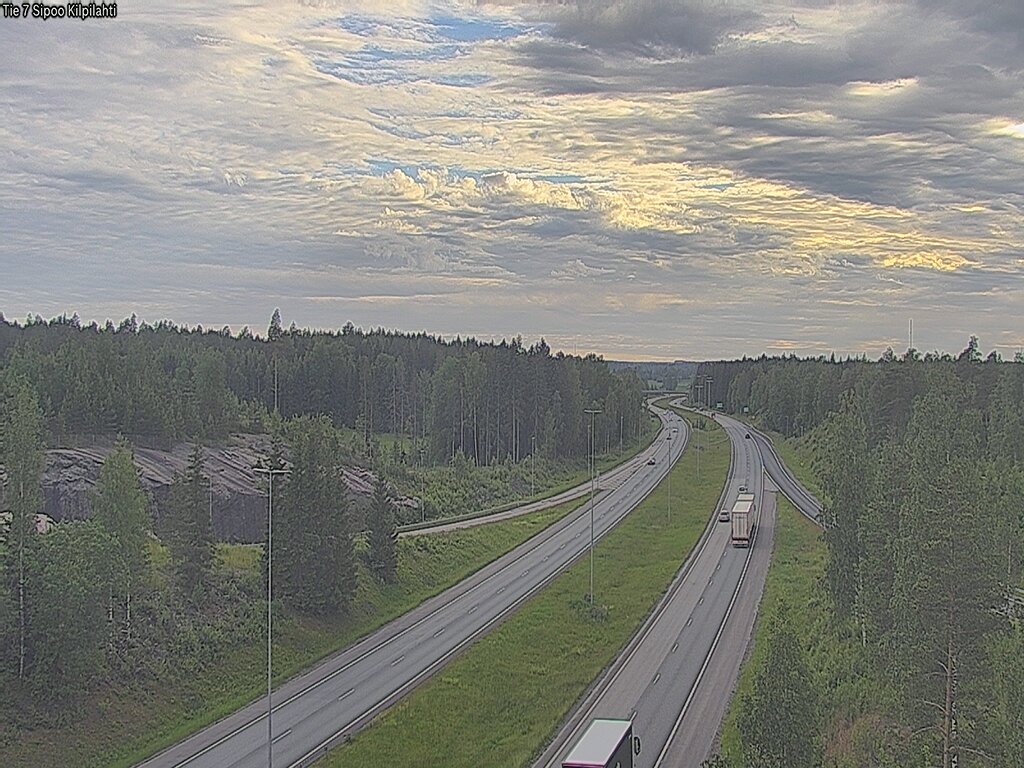 Weather Camera Image Road 7 Sipoo Kilpilahti, Sipoo, Uusimaa