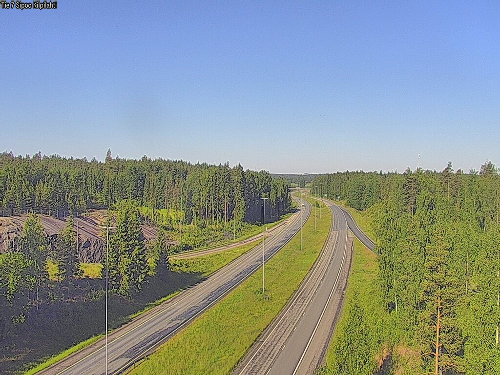 Weather Camera Image Road 7 Sipoo Kilpilahti, Sipoo, Uusimaa