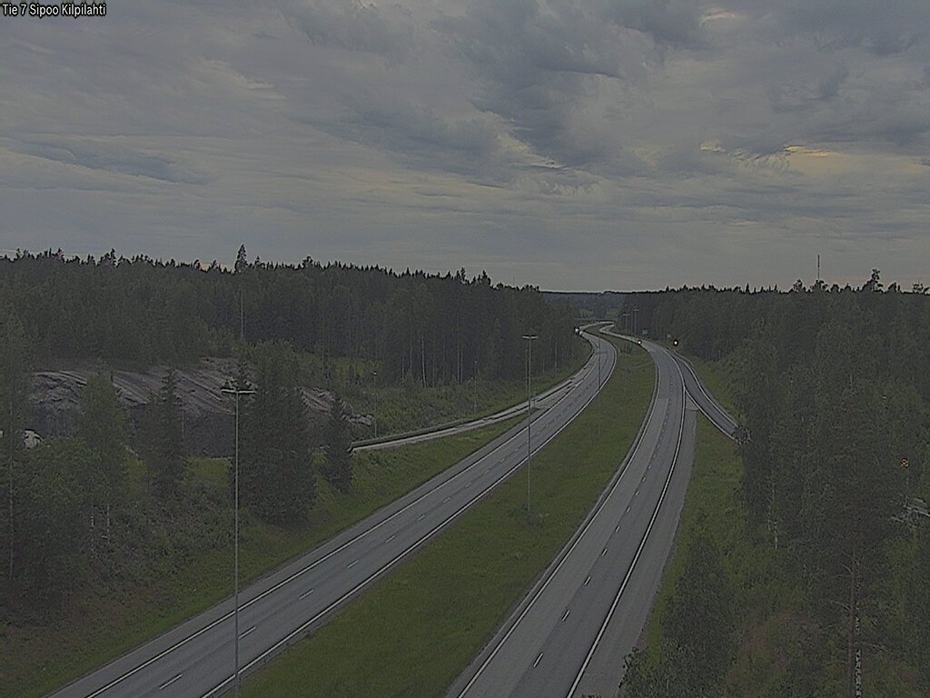 Weather Camera Image Road 7 Sipoo Kilpilahti, Sipoo, Uusimaa