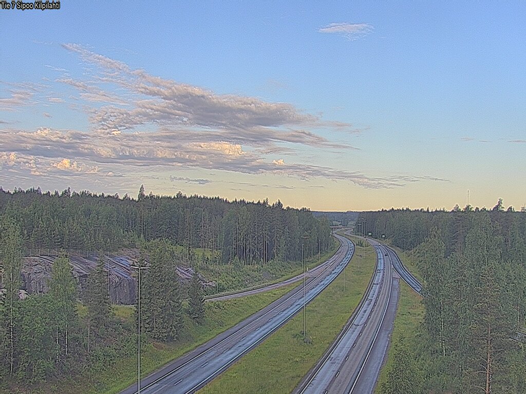 Weather Camera Image Road 7 Sipoo Kilpilahti, Sipoo, Uusimaa