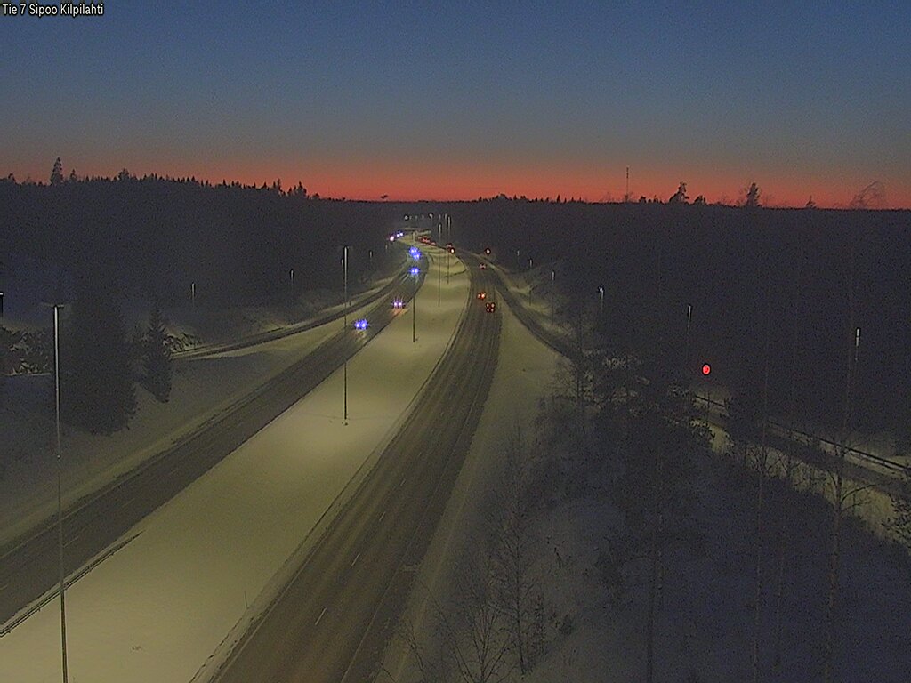 Weather Camera Image Road 7 Sipoo Kilpilahti, Sipoo, Uusimaa