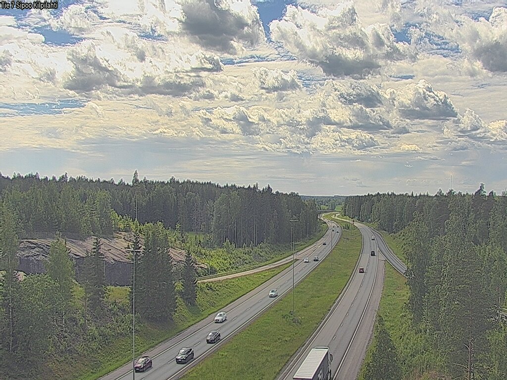 Weather Camera Image Road 7 Sipoo Kilpilahti, Sipoo, Uusimaa