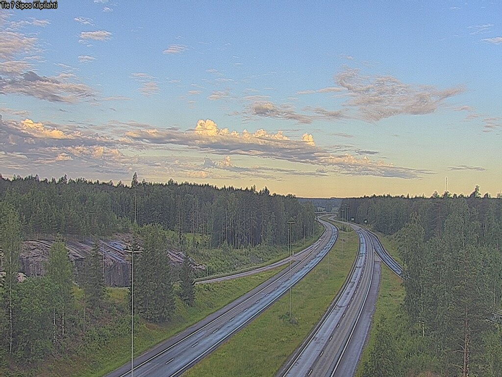 Weather Camera Image Road 7 Sipoo Kilpilahti, Sipoo, Uusimaa
