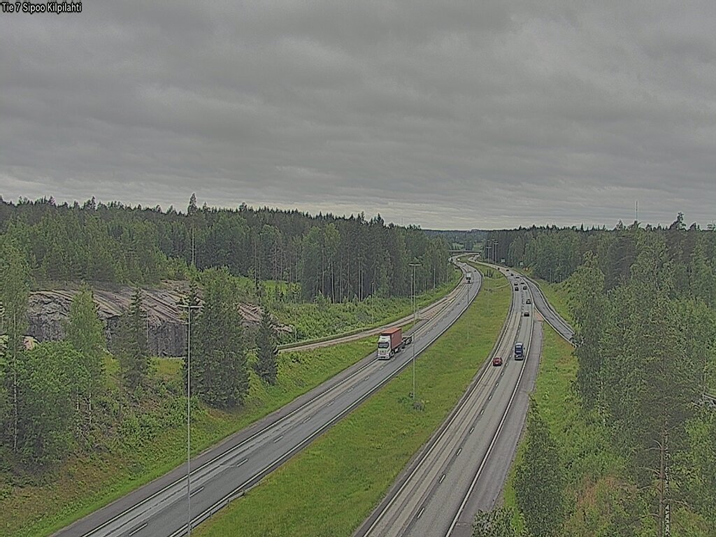 Weather Camera Image Väg 7 Sibbo Sköldvik, Sipoo, Uusimaa